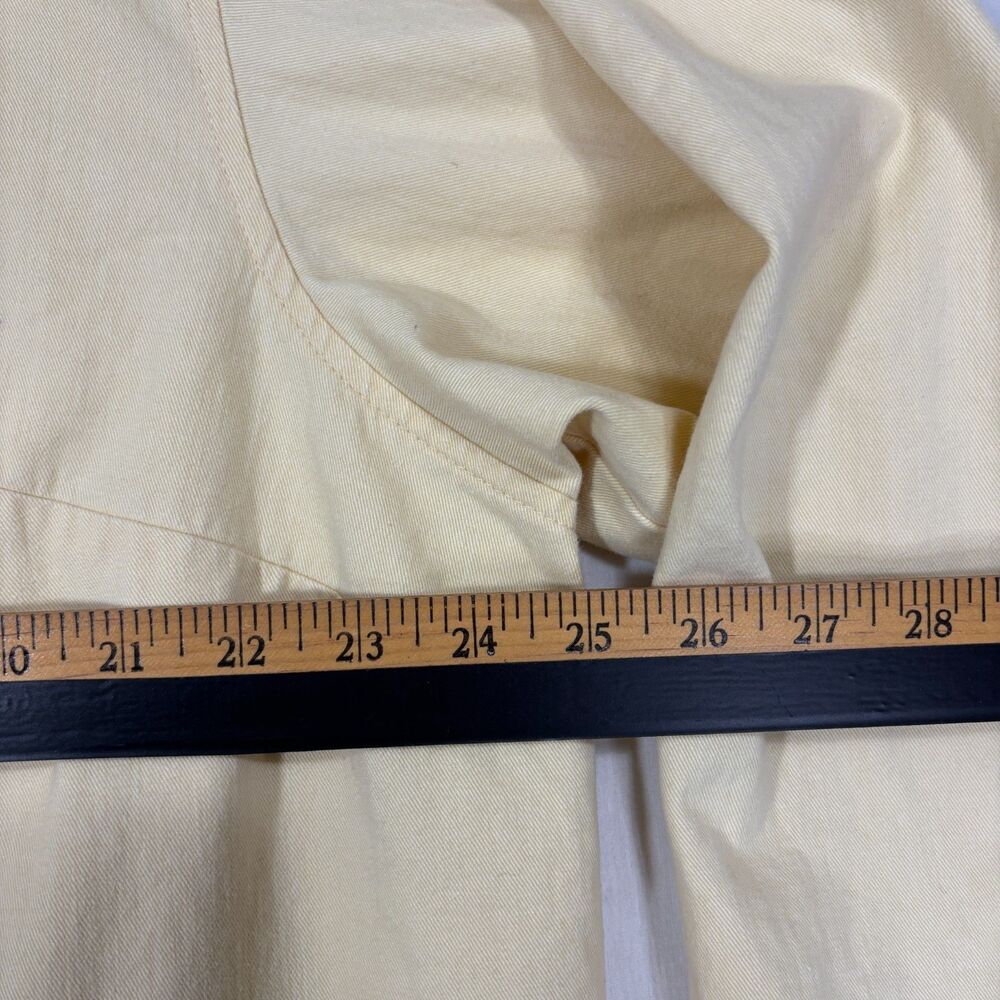 Vtg Nino Wong Womens Jacket Sz 2X Butter Yellow 3/4 Sleeve Cottage Artsy Pockets - Picture 4 of 8
